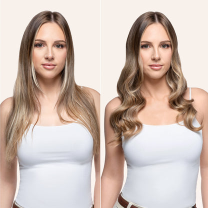 Tlisse Lisseur Professionnel 2-en-1 Rose Gold – Lisse & Boucle | Plaques en Céramique Tourmaline & Technologie Ionique